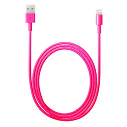 粉色充電器數(shù)據(jù)線 為蘋果5/5s/5c與iPad帶來時(shí)尚便捷的充電體驗(yàn)