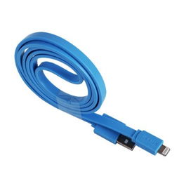 USAMS蘋果5數(shù)據(jù)線 兼容iPhone5/5s的藍(lán)色充電伴侶